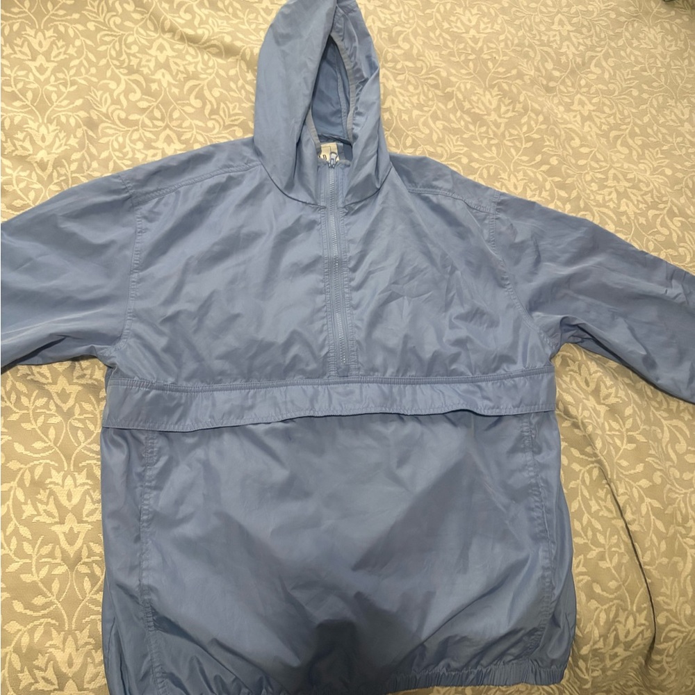 GAP Blue Hooded Windbreaker